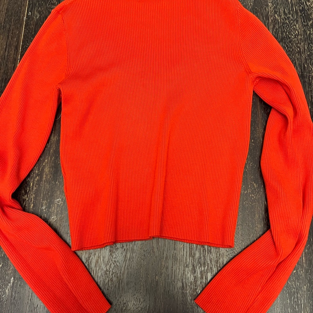 Calvin Klein Red Turtleneck Sweater